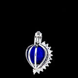 10Pcs Rhinestone Pearl Cage Locket Aromatherapy Pendant Jewelry Making