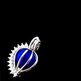 10Pcs Rhinestone Pearl Cage Locket Aromatherapy Pendant Jewelry Making