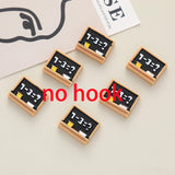 10Pcs Blackboard Charms Resin Funny Pendant DIY Earrings Necklace