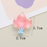 10Pcs Noctilucent Balloon Charms Resin Pendant DIY Earrings Necklace Jewelry