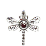 10Pcs Dragonflies Charm Pearl Cage Locket Aromatherapy Diffuser Pendant Necklace
