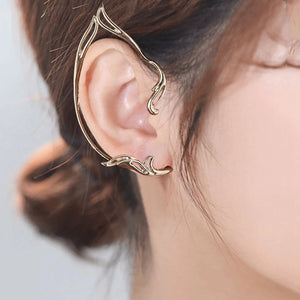 10Pcs Fairy Ear Cuff Earring for Women Hollow Cat Ears Outline Elf Ear Clip