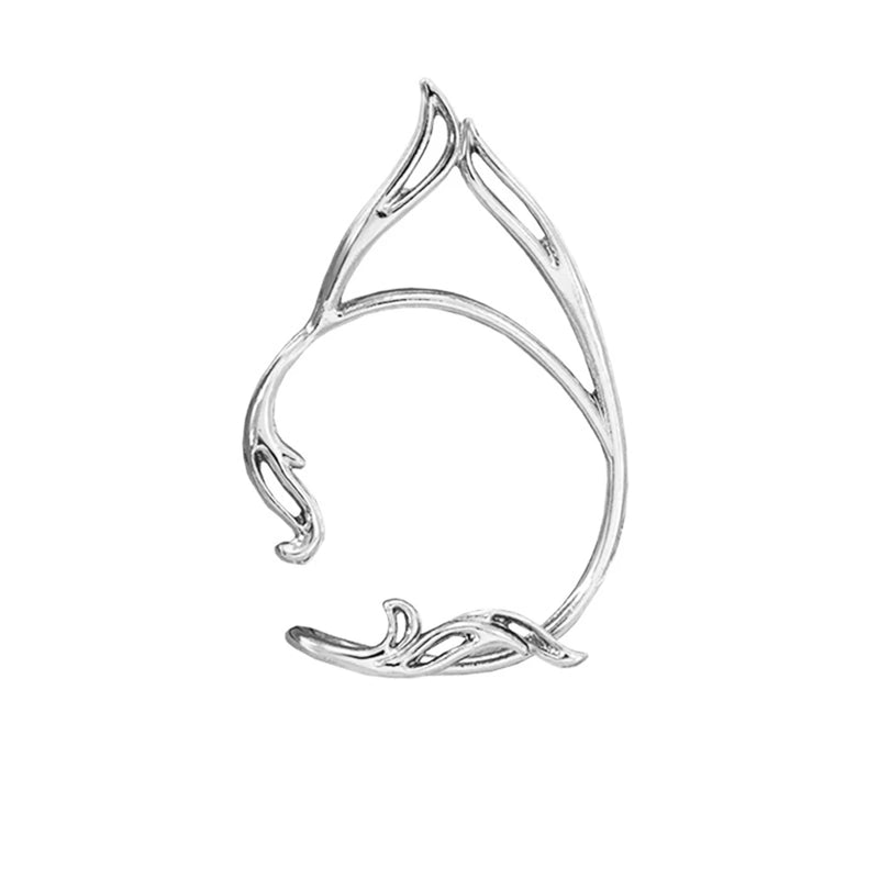 10Pcs Fairy Ear Cuff Earring for Women Hollow Cat Ears Outline Elf Ear Clip