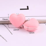 10Pcs Macarons Heart Pendant Charms DIY Jewelry Findings