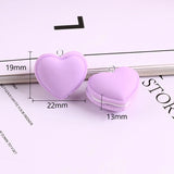 10Pcs Macarons Heart Pendant Charms DIY Jewelry Findings