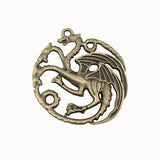 10Pcs Dragon Charms Pendants DIY Jewelry Making Alloy Findings Accessory