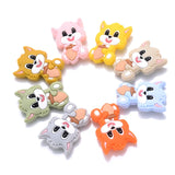 10Pcs Food Cartoon Silicone Beads Animal Teether 21x30mm