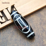 10Pcs Gemini Oval Dzi Agates Loose Beads 30x10mm BE15482