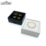 10Pcs Gemstone Diamond Display Storage Box Soft Sponge Organizer Showcase
