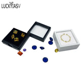 10Pcs Gemstone Diamond Display Storage Box Soft Sponge Organizer Showcase
