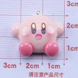 10Pcs Glossy Resin Charms Girl Necklace Earrings DIY Bracelets Keychain Decor