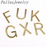 10Pcs A-Z Name Necklace Pendant Capital Letter Jewelry Making