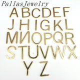 10Pcs A-Z Name Necklace Pendant Capital Letter Jewelry Making