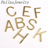 10Pcs A-Z Name Necklace Pendant Capital Letter Jewelry Making