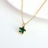 10Pcs Mixed CZ Star Shape Pendant Necklace/Charm
