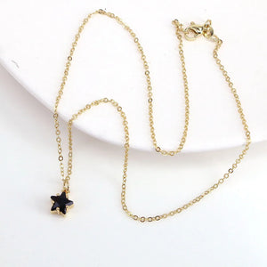 10Pcs Mixed CZ Star Shape Pendant Necklace/Charm