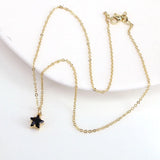 10Pcs Mixed CZ Star Shape Pendant Necklace/Charm