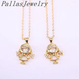 10Pcs CZ Necklace Charm Sparkling Clear Cubic Zirconia Charms Pendant