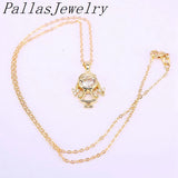 10Pcs CZ Necklace Charm Sparkling Clear Cubic Zirconia Charms Pendant