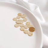 10Pcs Round Stamping Blank Disc Charms For Jewelry Making DIY