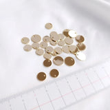 10Pcs Round Stamping Blank Disc Charms For Jewelry Making DIY
