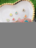 10Pcs Neon Smiley Face CZ Charms for Jewelry Making