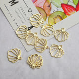 10Pcs Ginkgo Leaf Charms Pendant For DIY Jewelry Making