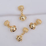 10Pcs Plated Bell Pendant Charms for Jewelry Making DIY Supplies
