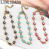 10Pcs Eye Bracelet Link Chain Adjustable Brass Jewelry Gift for Female