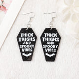 10Pcs Halloween Charms Coffin Thick Thighs Spooky Vibes DIY Making