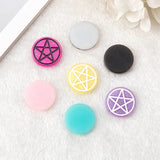 10Pcs Halloween Party Charms Resin Crafts Punk Style Flatback Star Moon Dagger H