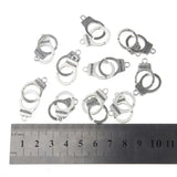 10Pcs Handcuffs Freedom Charms DIY Jewelry Making