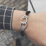 10Pcs Handcuffs Freedom Charms DIY Jewelry Making