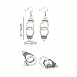 10Pcs Handcuffs Freedom Charms DIY Jewelry Making