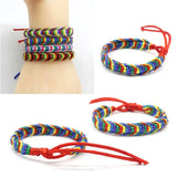 10Pcs Nepal Friendship Bracelets with Sliding Knot Closure Mix Random