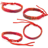 10Pcs Nepal Friendship Bracelets with Sliding Knot Closure Mix Random