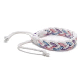 10Pcs Vintage Cotton Rope Bracelet Adjustable Length Wrap Woven Bracelets Gift