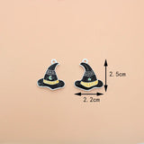 10Pcs Halloween Enamel Charms Beads for Jewelry Making