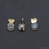 10Pcs Heart Love Earring Lifters Adjustable Hypoallergenic Nuts Ear Lobe-Support