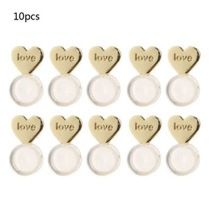 10Pcs Heart Love Earring Lifters Adjustable Ear Lobe Support
