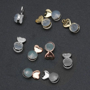 10Pcs Heart Love Earring Lifters Adjustable Ear Lobe Support