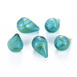 10Pcs Glass Ball Beads Double Hole Glass Bottle Charms For DIY Jewelry Making