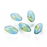 10Pcs Glass Ball Beads Double Hole Glass Bottle Charms For DIY Jewelry Making