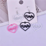 10Pcs Hollow Fire Heart Charms for Jewelry Making