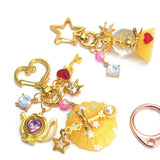 10Pcs Hollow Star/Moon Spring Clasp Swivel Clip Snap Hook Lobster Claw for DIY