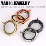 10Pcs Round Floating Locket Pendant Memory Living Medaillon For Jewelry