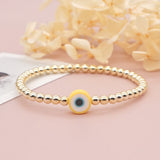 10Pcs Beaded Eye Bracelets For Women Lucky Eye Pulseras