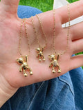 10Pcs Zircon Animal Pendant for Bracelet Necklace Making DIY