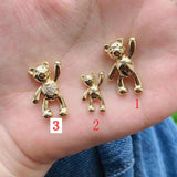 10Pcs Zircon Animal Pendant for Bracelet Necklace Making DIY