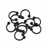 10Pcs U-Shaped False Nose Ring Set Piercing Jewelry